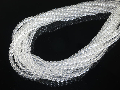 3mm Crystal Round 100 Beads synthetic [3a5]