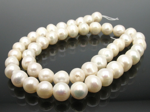 7-8mm Roundy Freshwater Pearl 14-15" AA Grade Lustre [p8r]