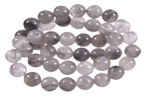 8mm Cloud Crystal Round Beads 15.5" natural [8r76]