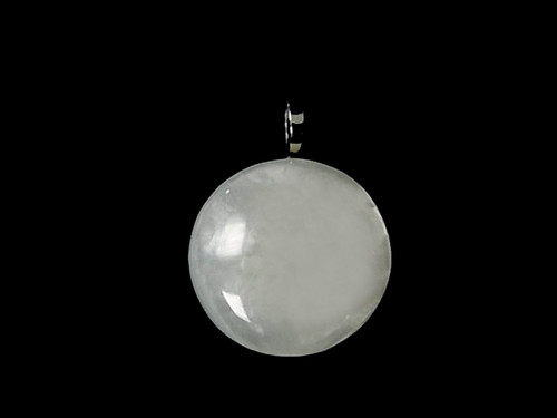 25mm A Grade Mother Of Pearl Round Pendant [y102h]