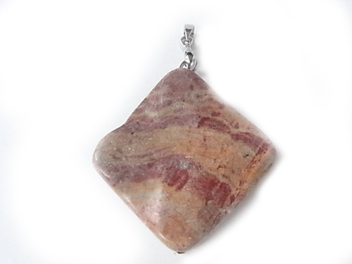 38mm China Mookaite Diamond Pendant [y102g]