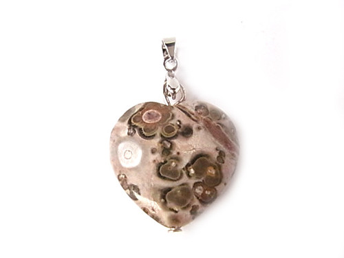 20mm Leopard Skin Heart Pendant [y103g]