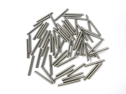 1.5x13mm Steel French Wire 1mm Hole 30pcs. [y417a]