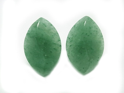 16x25mm Green Aventurine Post Earring [y112h]