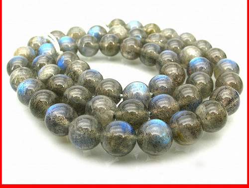 10mm Labradorite Round Beads 15.5" natural [10r40]