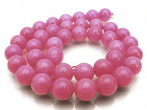 10mm Rhodonite Jade Round Beads 15.5" dyed [10c54]