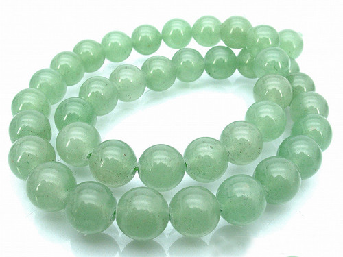 10mm Green Aventurine Round Beads 15.5" natural [10b2]