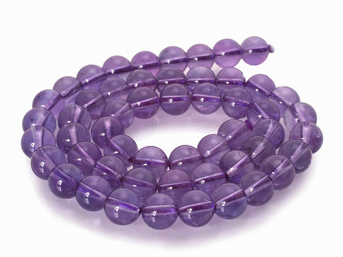 10mm Amethyst Round Beads 15.5" synthetic [10a6]