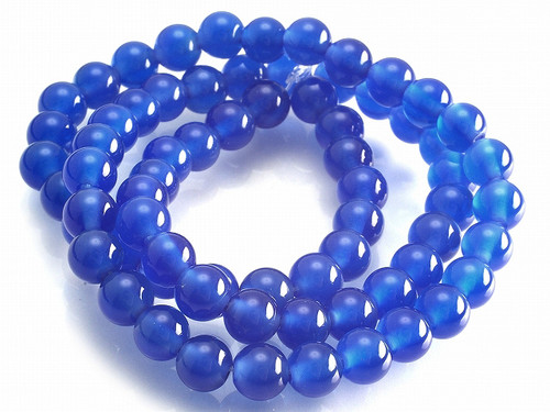 10mm Turquoise Jade Round Beads 15.5" dyed [10b75]