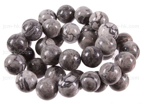 10mm Earth Jasper Round Beads 15.5" natural [10r69]