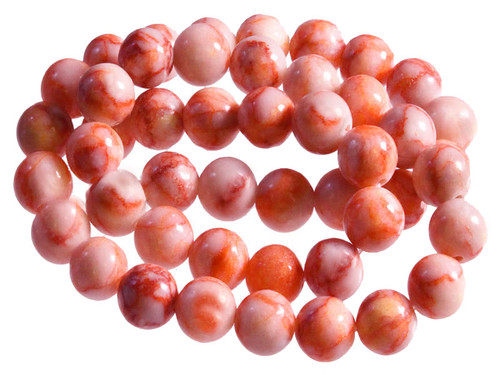 10mm Red Moss Agate Round Beads 15.5" natural [10b91]