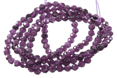 2mm Lilac Cyrstal Glass Faceted Beads 15.5" 230-250pcs. [u22i]