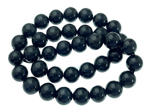 4mm Black Tiger Eye Round Beads 15.5" dyed [4g3k]