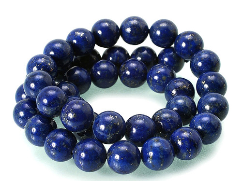 12mm Lapis Lazuli Round Beads 15.5" dyed [12m3]