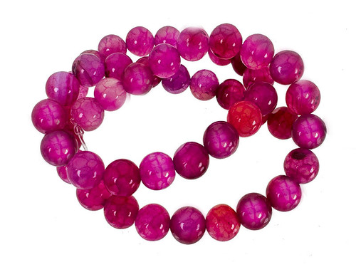 6mm Rose Spider Agate Round Beads 15.5"  [6f46]