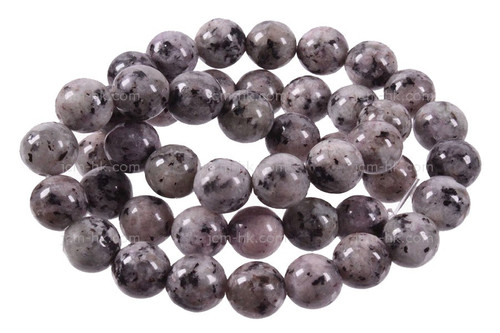 12mm White Sesame  Agate Round Beads 15.5" dyed [12g4w]