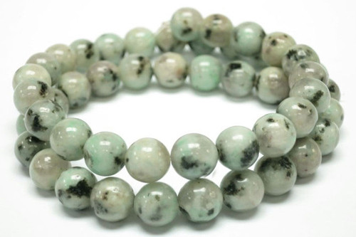 12mm Kiwi Agate Round Beads 15.5" natural [12a19]