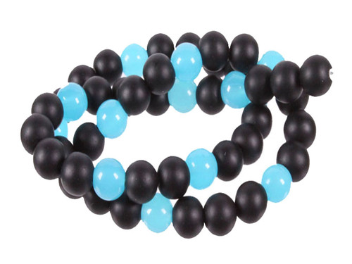 12mm Agate & Chalcedony Round Beads 15.5" synthetic [12x38]