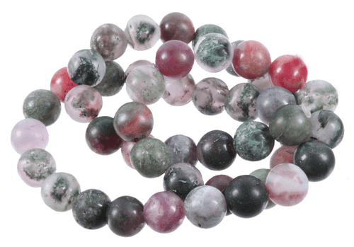 6mm Matte Blood Agate Round Beads 15.5" natural [6d1m]