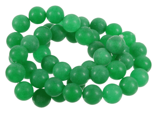 10mm Matte Green Aventurine Round Beads 15.5" natural [10b2m]