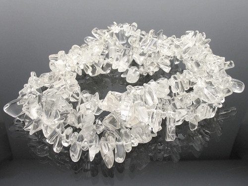 8-12mm Crystal Chips 36" [c3a5]