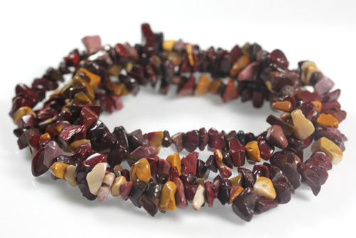 8-12mm Mookaite Chips 36" [c3d35]
