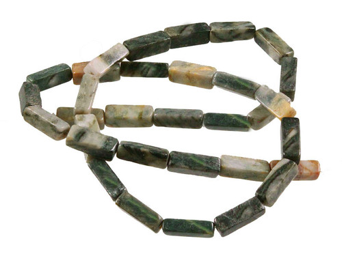 4x13mm Picasso Jasper Cube Beads 15.5" natural [s1b20-13c]