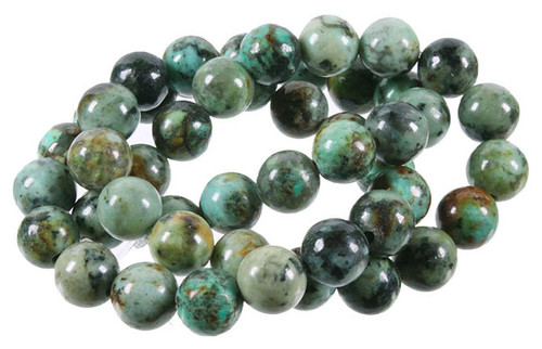 4mm Africa Turquoise Round Beads 15.5" natural [4r65]