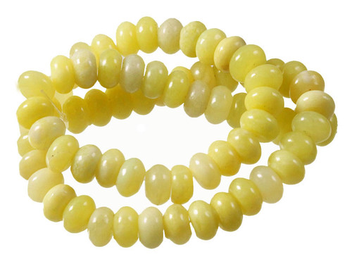 10mm Olivine Jade Rondelle Beads 15.5" natural [wa267]
