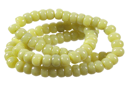 8mm Lemon Agate Rondelle Beads 15.5" natural [s3b82-8]