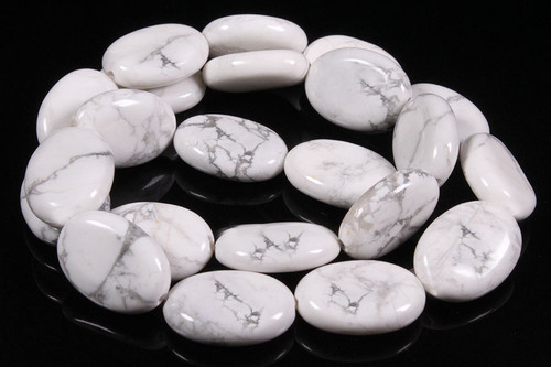 13x18mm Gray Agate Oval Beads 15.5" natural [w339]