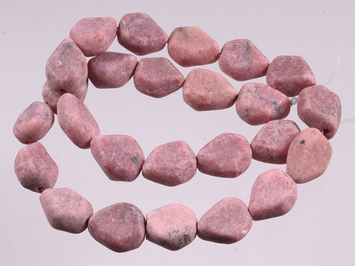 12x15x6mm Rhodonite Pear Beads 15.5" natural [w408]