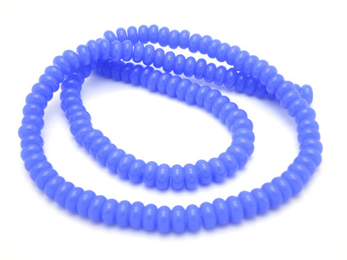 6mm Chalcedony Rondelle Beads 15.5" synthetic [u93a65]