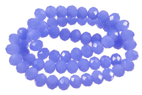 6x4mm Chalcedony Faceted Rondelle Beads 15.5" synthetic [sc2a65]