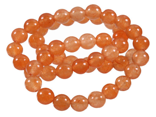 4mm Red Aventurine Round Beads 15.5" natural [4a1a]