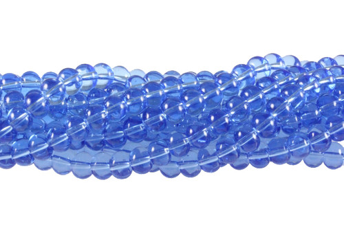 8mm Blue Quartz Abacus Beads 15.5" synthetic [u76a36]