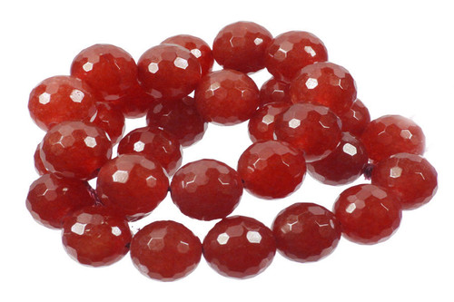 6mm Garent Faceted Round Beads 15.5" dyed [c6g1]