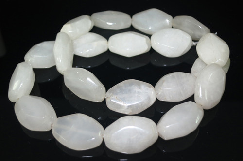 13x18x6mm Snow Jade Marquise Beads 15.5" natural [w331]