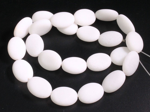 13x18mm White Quartz Marquise Beads 15.5" natural [w346]