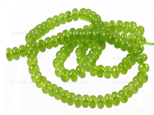 8mm New Jade Rondelle Beads 15.5" natural [h3c64-8]
