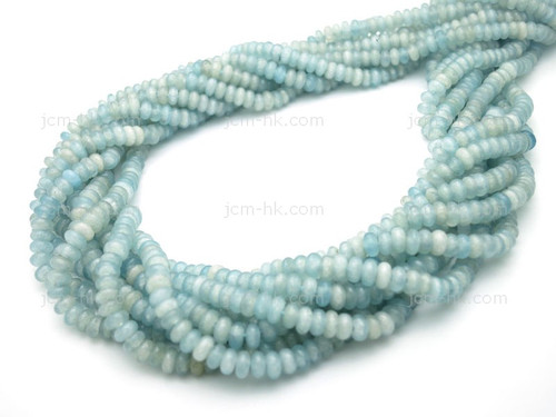4mm Amazonite Rondelle Beads 15.5" dyed [h3d51-4]