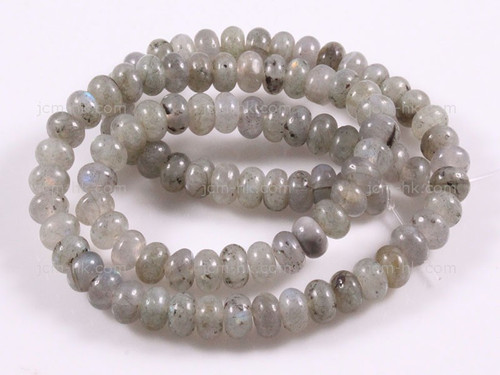 8mm Labradorite Rondelle Beads 15.5" natural [h3r40-8]