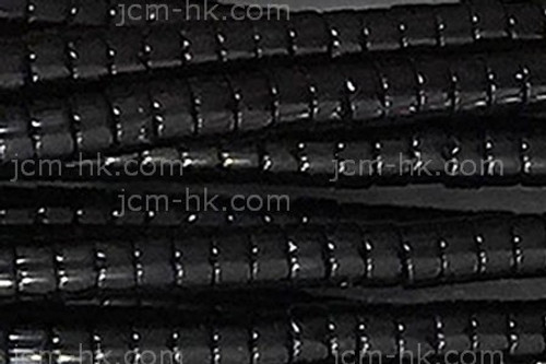 4mm Onyx Obsidian Heishi Beads 15.5" [h4b65-4]