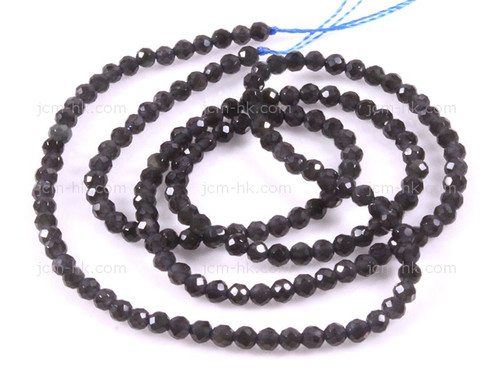 2mm Blue Labradorite Faceted Round Beads 15.5" natural [h5d40-2]