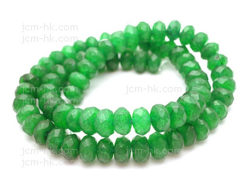 6mm Aventurine Faceted Rondelle Beads 15.5" natural [h6b2-6]