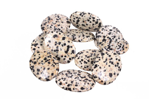 25x35mm Dalmatian Jasper Jasper Oval Beads 15.5" natural [s569]