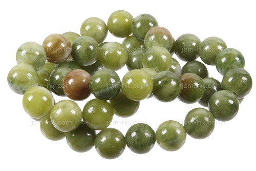 6mm Nephrite Jade Round Beads 15.5" natural [6a18]