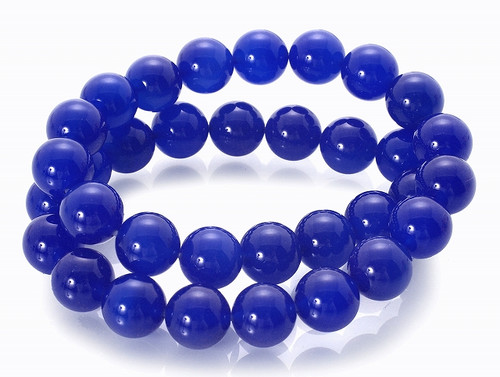 6mm Lapis Jade Round Beads 15.5" dyed [6b74]