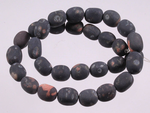 10x14mm Matte China Kambaba Jasper Pebbles Beads 15.5" natural [wa261m]