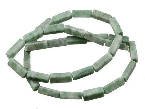 4x13mm Matte China Jade Cube Beads 15.5" natural [s1a27-13cm]